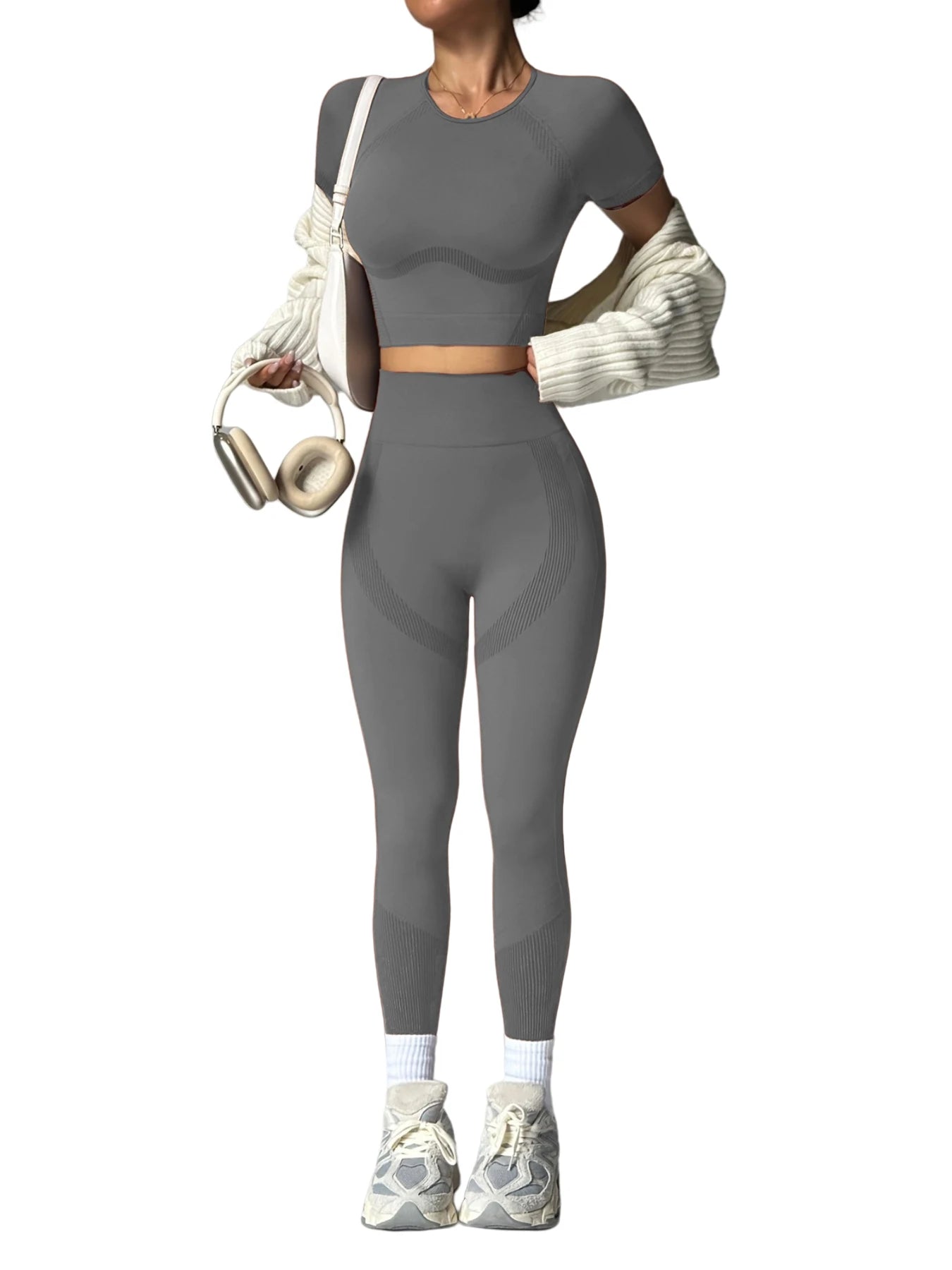 Women's 2Pcs High Waist Activewear Set