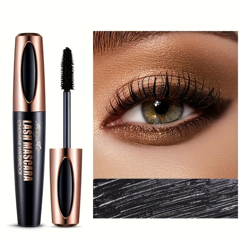 4D Lash Mascara Black Eye Lashes Waterproof & Smudge-Proof