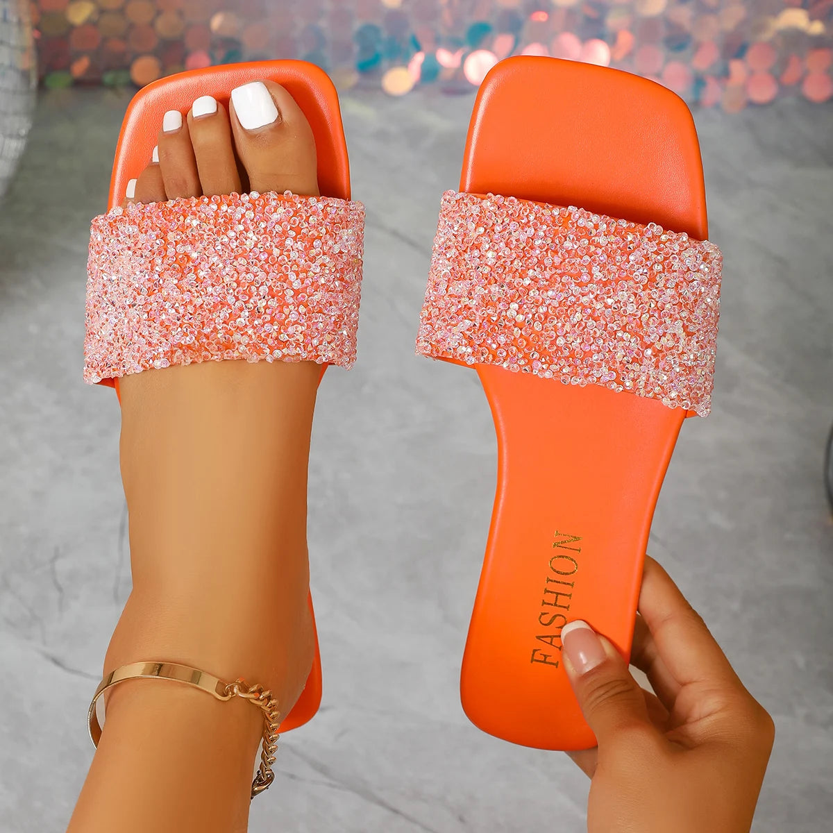 Women's Thick Sole Slides Women