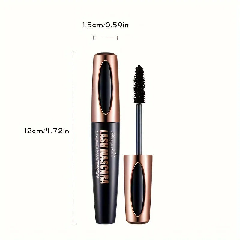 4D Lash Mascara Black Eye Lashes Waterproof & Smudge-Proof