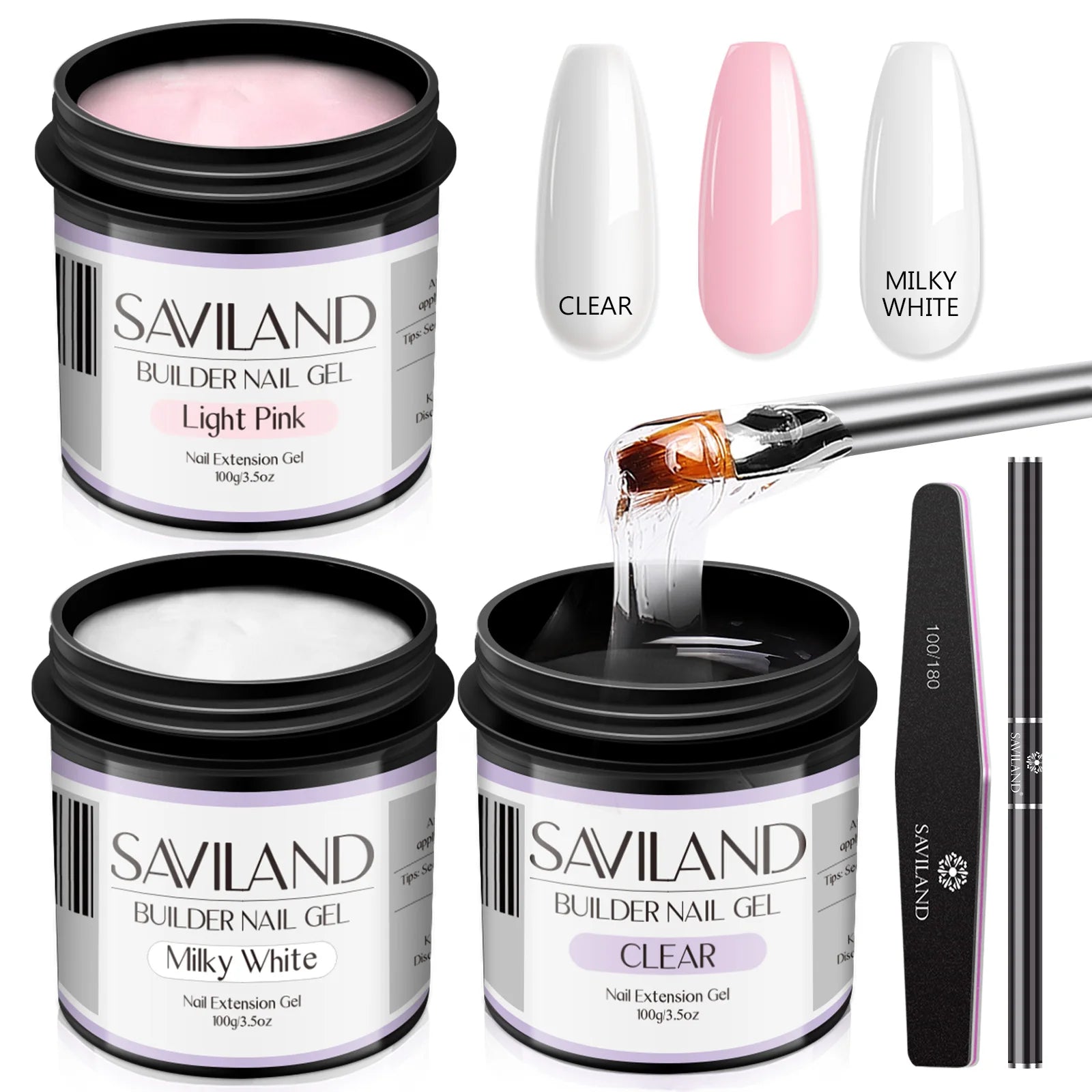 Saviland 100g Builder Nail Gel/UV
