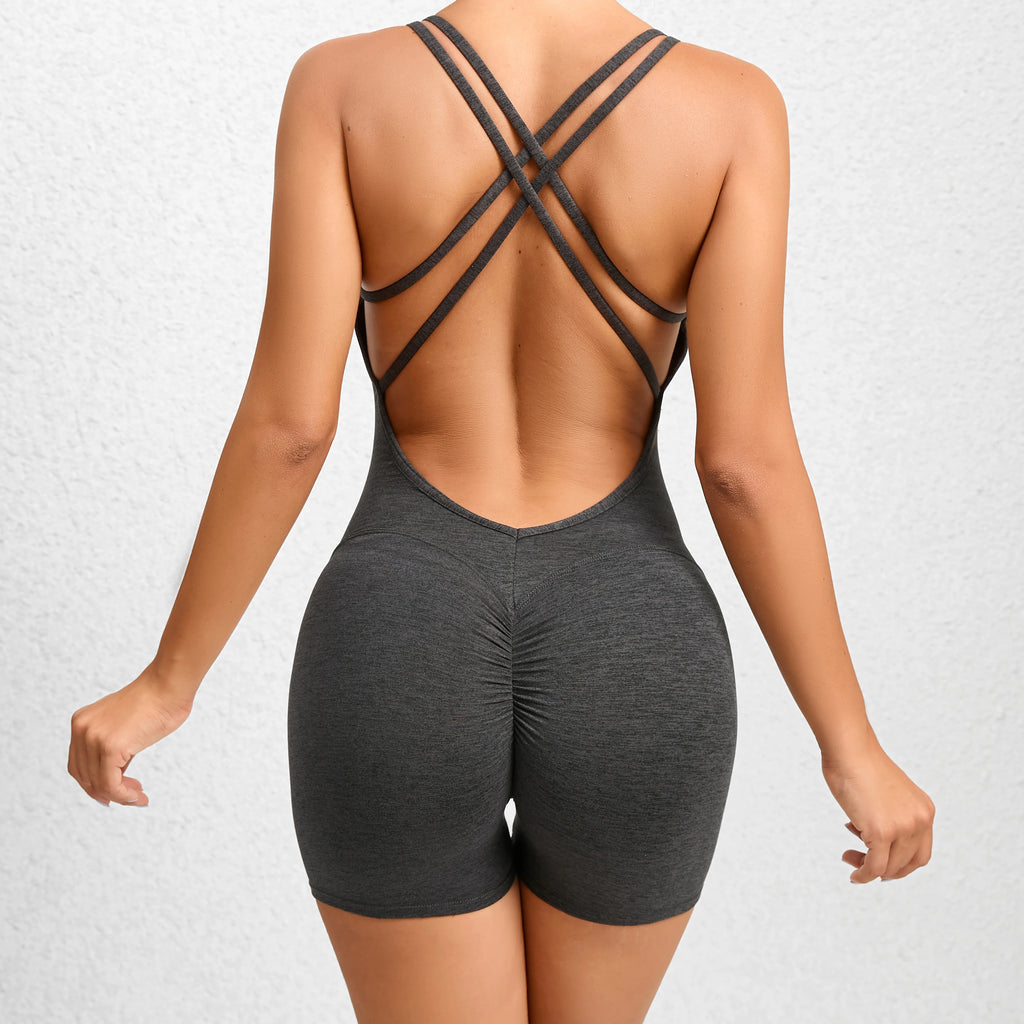 Padded Woman's Fitness Bodysuit