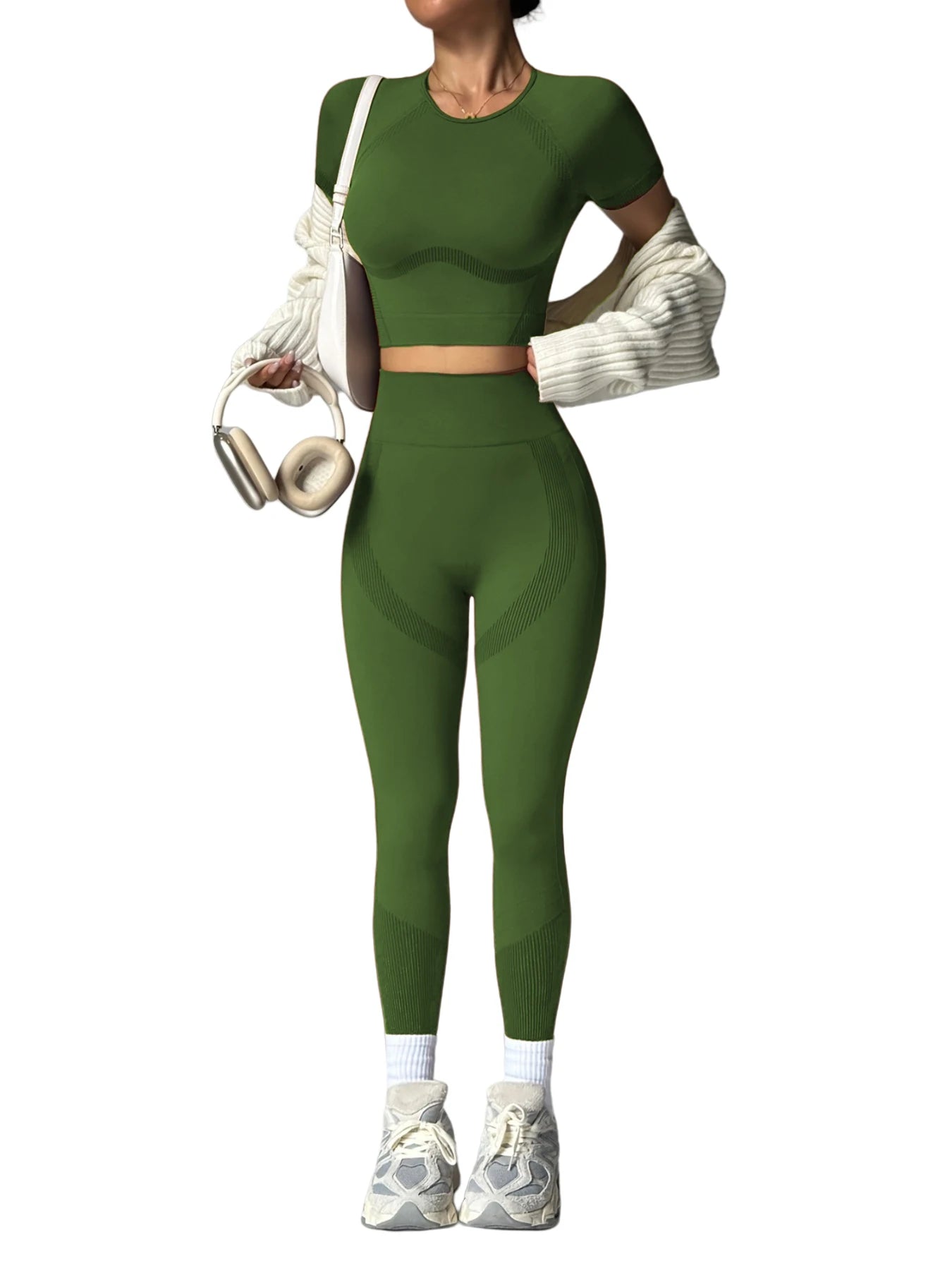 Women's 2Pcs High Waist Activewear Set