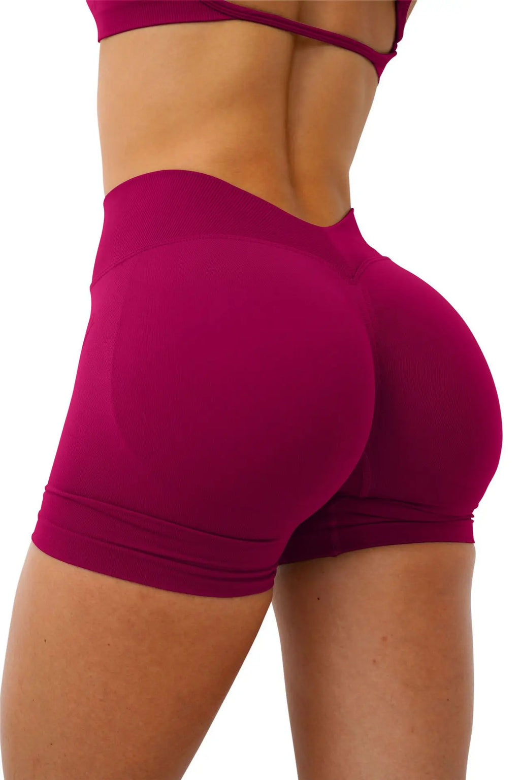 Woman V High Waist Sport Shorts