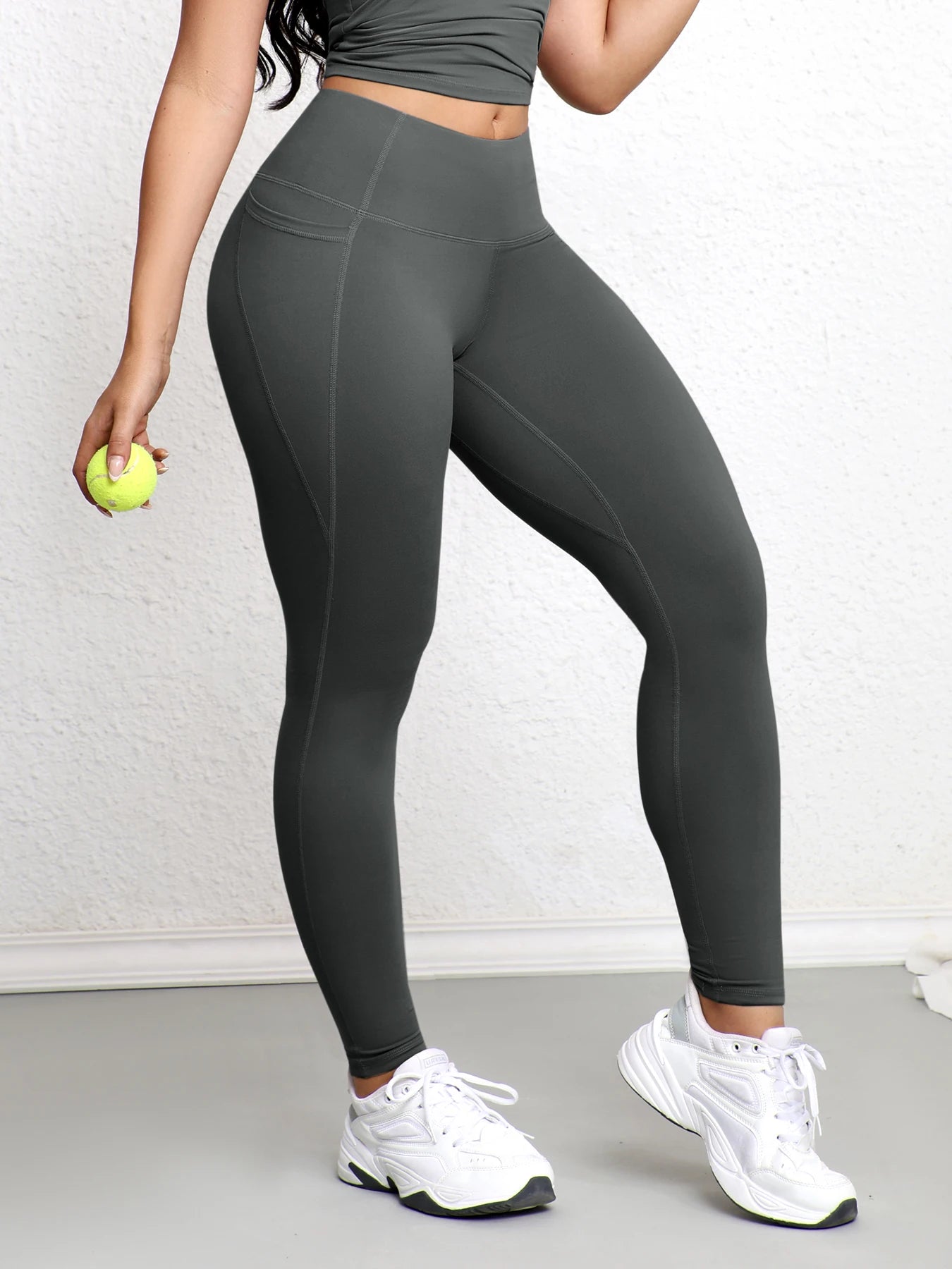 Women Leggings with Double Pockets