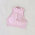 Woman Gym Quarter Zip Tank QWICK DRY