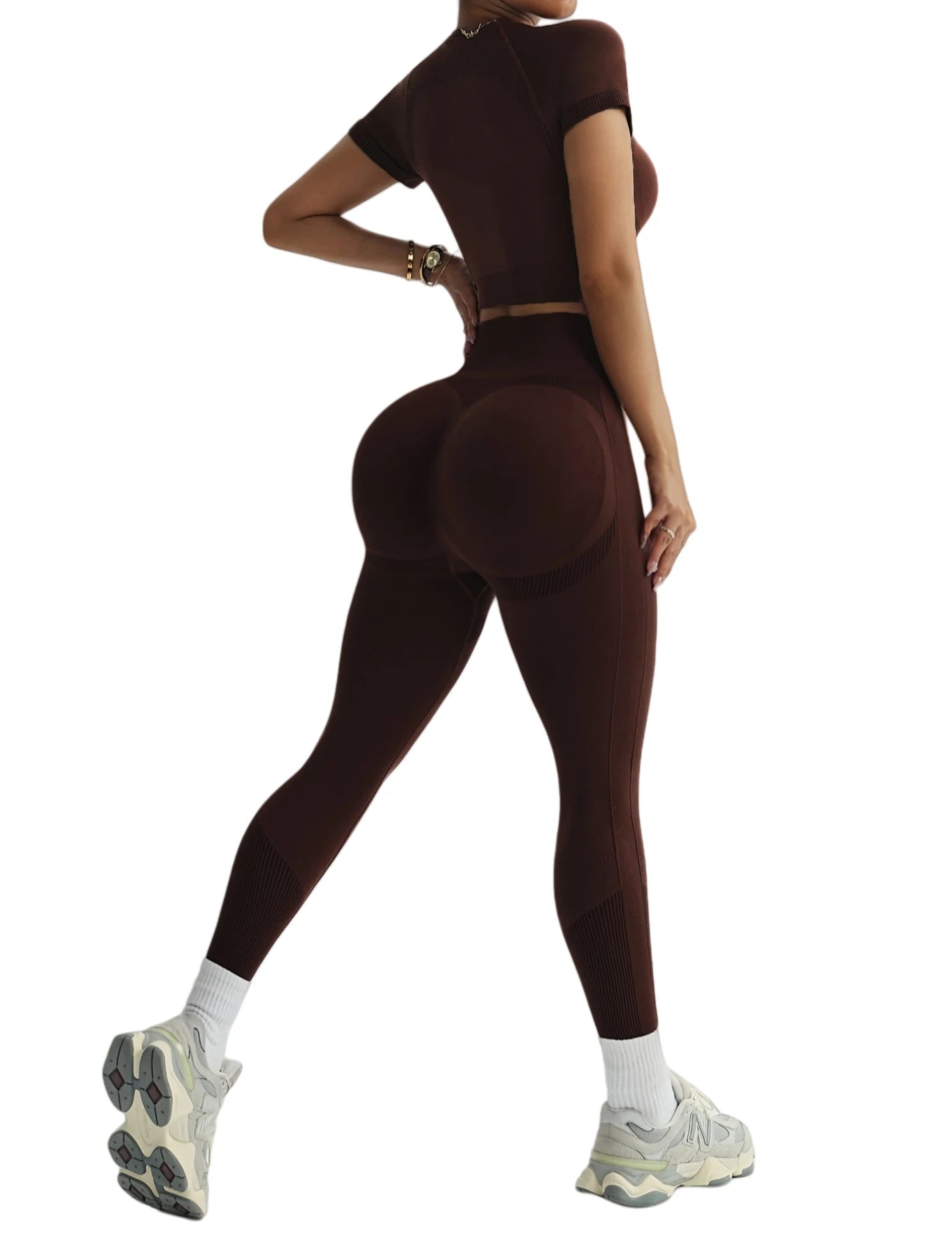 Women's 2Pcs High Waist Activewear Set