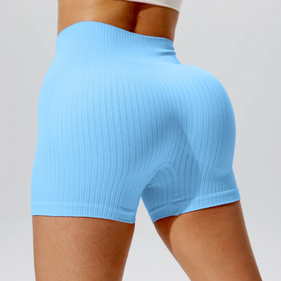 Women's High Waist Tummy control Gym Shorts