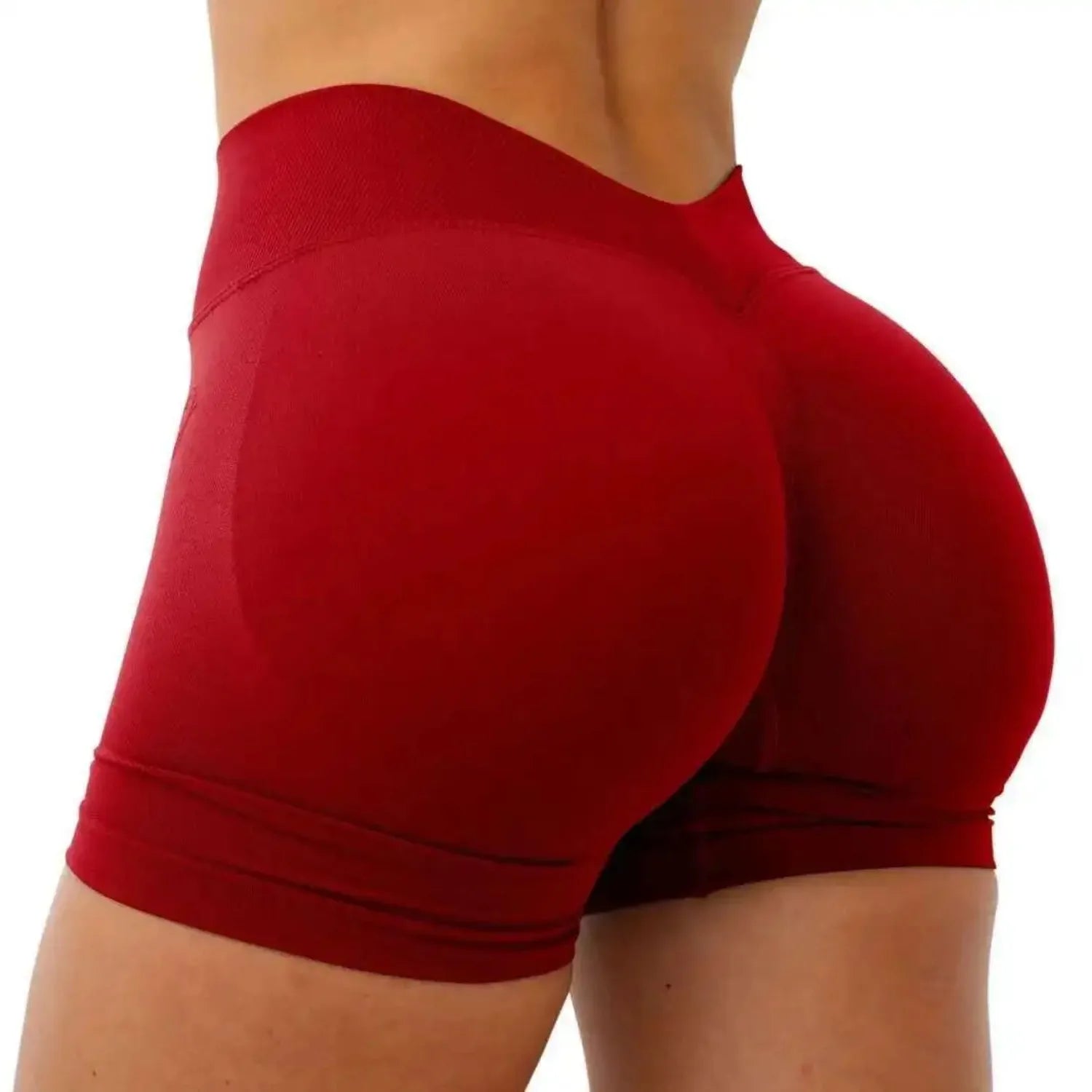Woman V High Waist Sport Shorts