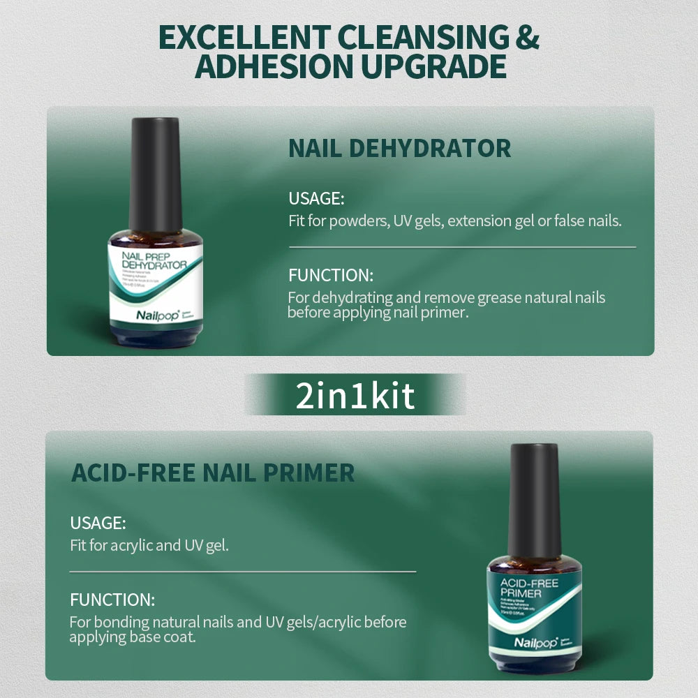 Nail Dehydrator and Primer Acid Free Natural
