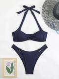Women's Ring Joined Bikini Two-piece