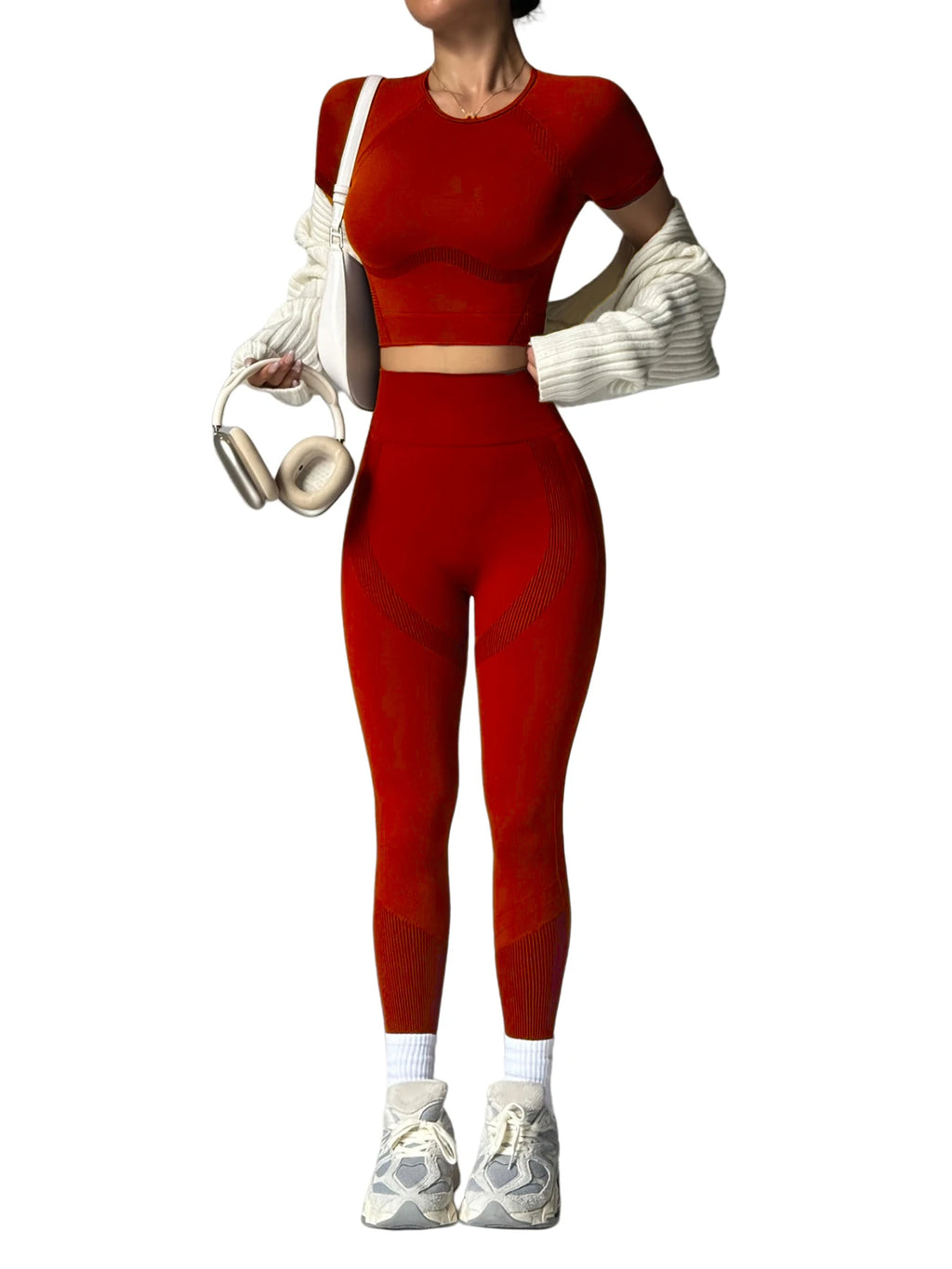 Women's 2Pcs High Waist Activewear Set