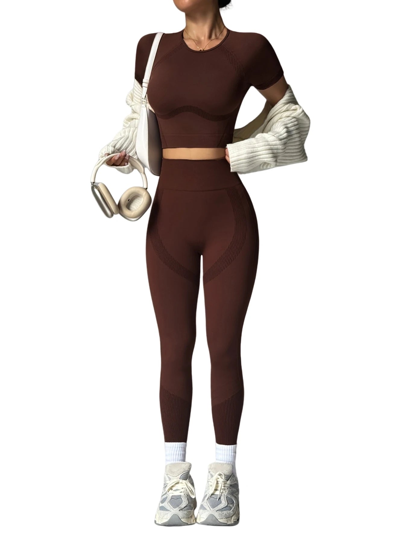 Women's 2Pcs High Waist Activewear Set