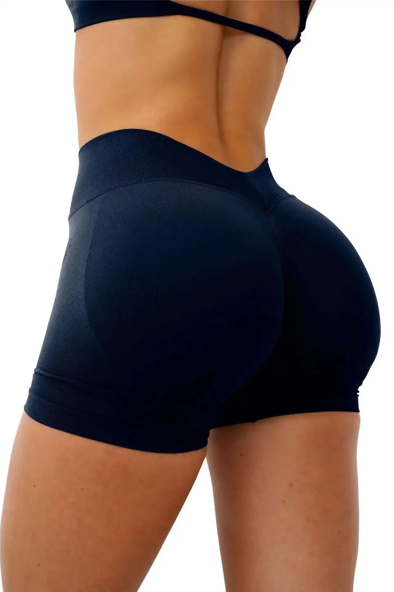 Woman V High Waist Sport Shorts