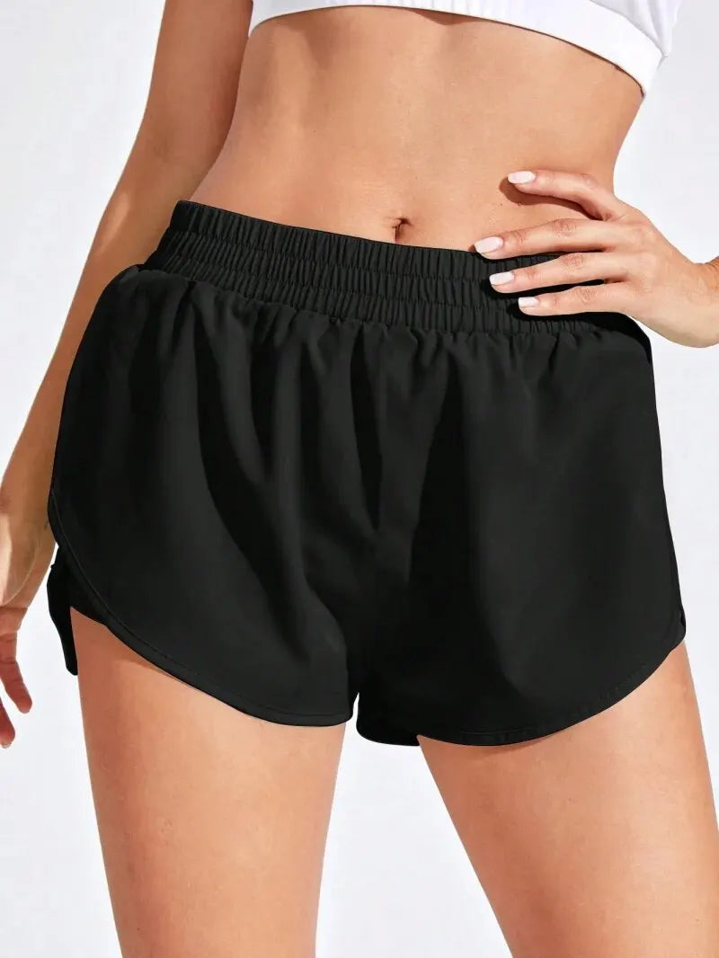 Women Fitness Elastic Shorts